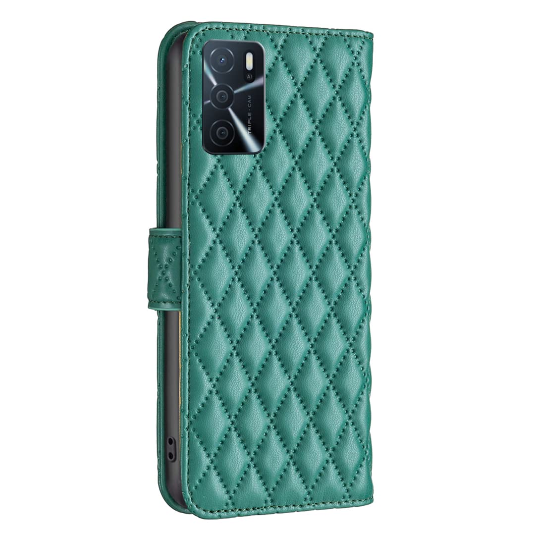 Custodia Portafoglio BOCTECH Per OPPO A54S/A16S/A16 - Cover Con Porta Carte E Supporto
