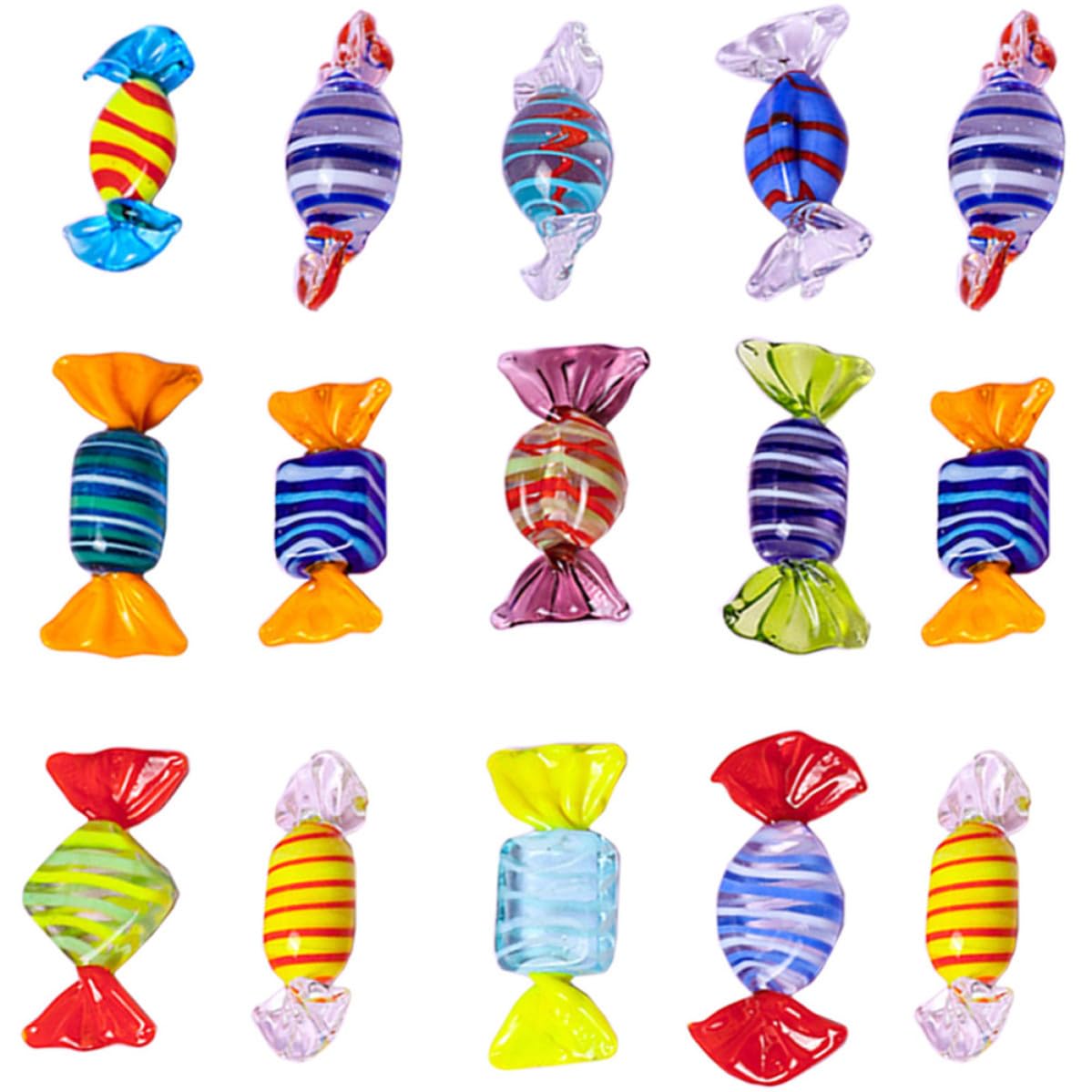 Bonbons en verre assortis décoration maison et accessoires de fête