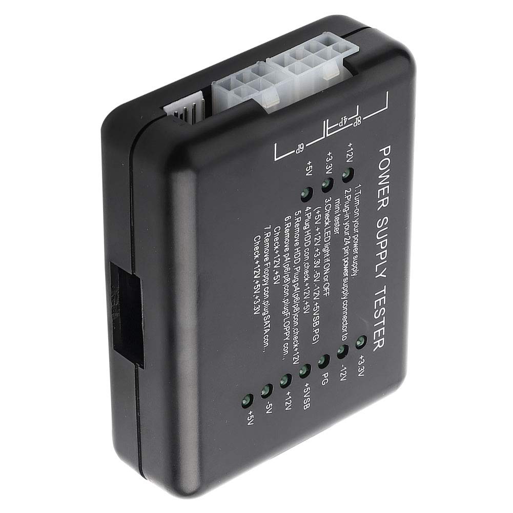 Power ply Tester, Computer Power ply Tester, Motherboard Tester, Compatible with Various Computer Systems