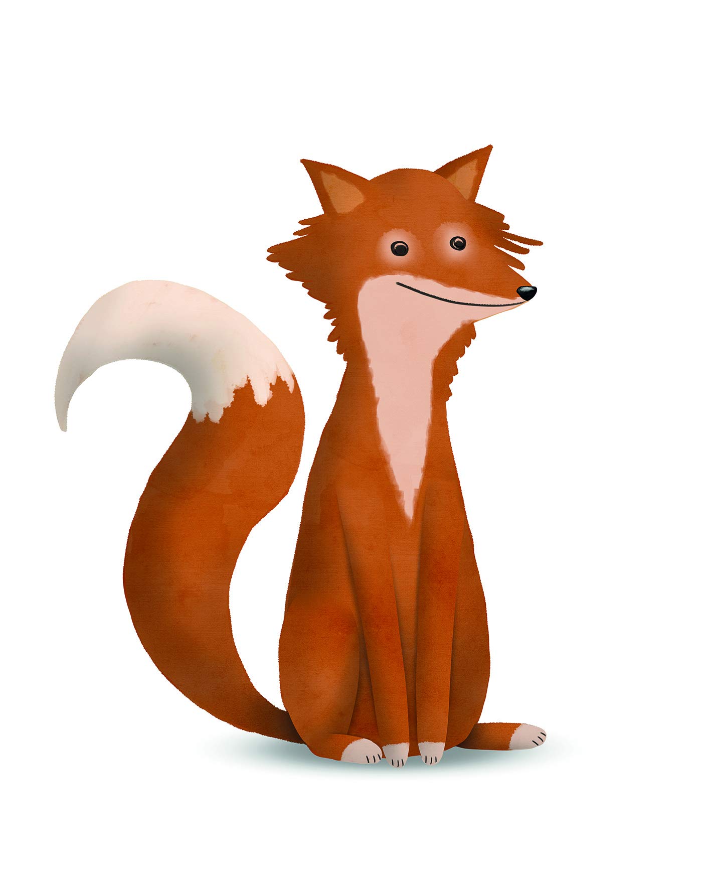 Komar P111H-40x50 Wall Picture Cute Animal Fox | Poster, Picture, Living Room, Bedroom, Decoration, Art Print | Without Frame | Size: 40 x 50 cm (Width x Height)