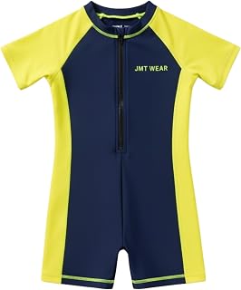 LEBAMI Girls One Piece Swimwear with Attached Shorts, Frock Style Swimming Costume for Kids, Floral Printed Bathing Suit, ... Price In India