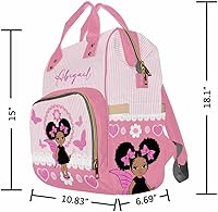 Vista 6 de Artsadd Bolsa de pañales personalizada con nombre Mochila de bebé personalizada para mujer, pattern 02, Mochilas Daypack