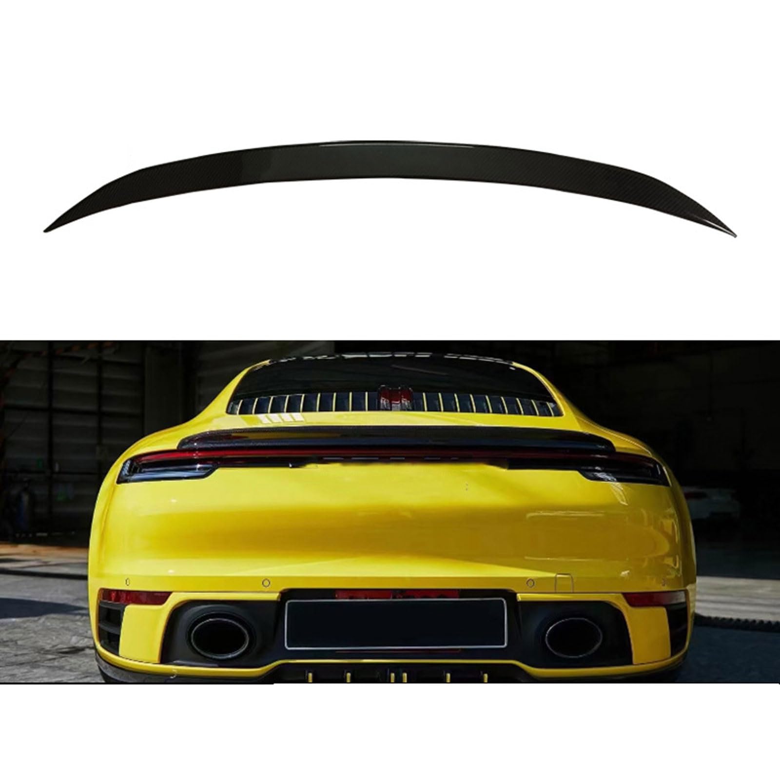 Car Rear Spoiler for Porsche 911 992 2019 2020 2021 2022 2023 2024, Rear Trunk Roof Spoilers Tail Wing Lip, Car Modification Styling Accessories