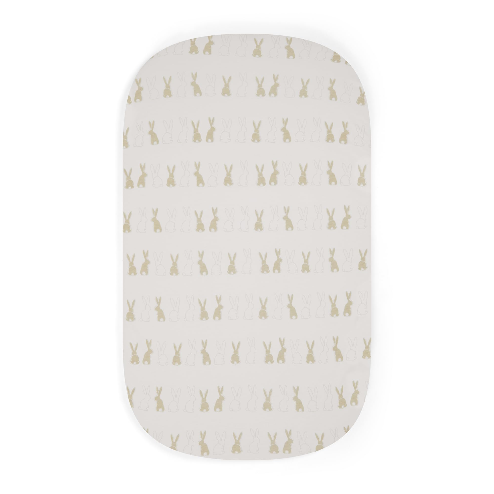 Ickle Bubba 2 Pack Fitted Sheets (Bunnychino), 100% Soft Cotton, 61cm x 100cm, Compatible with Bubba&Me Bedside Crib, Drift - Image 4