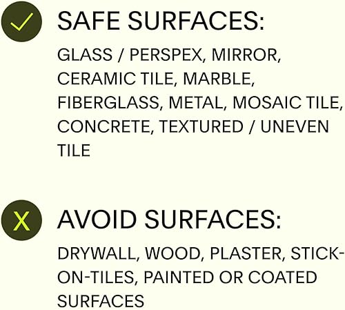 Miniatura 4 de Leaf Shave Soporte de ducha, negro - Gancho de pared adhesivo para ducha y baño, compatible solo con la maquinilla de afeitar de hojas, maquinilla