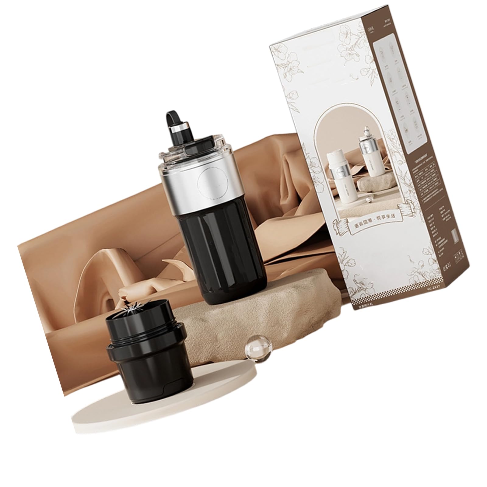 ECMQS And Drink Tasse à smoothie portable avec alimentation rechargeable