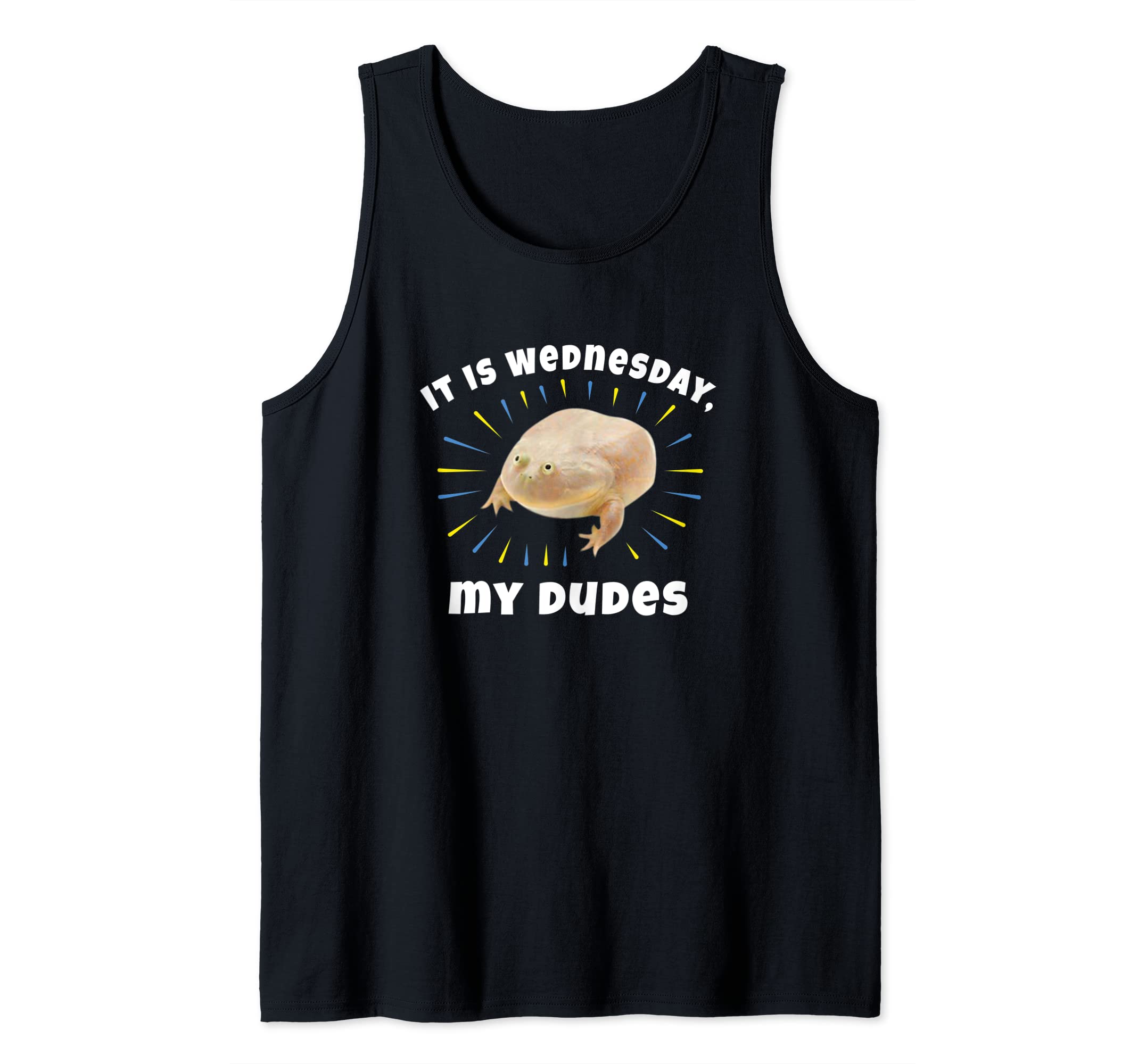 It Is Wednesday My Dudes Tees as Frog Meme Lover Tank Top