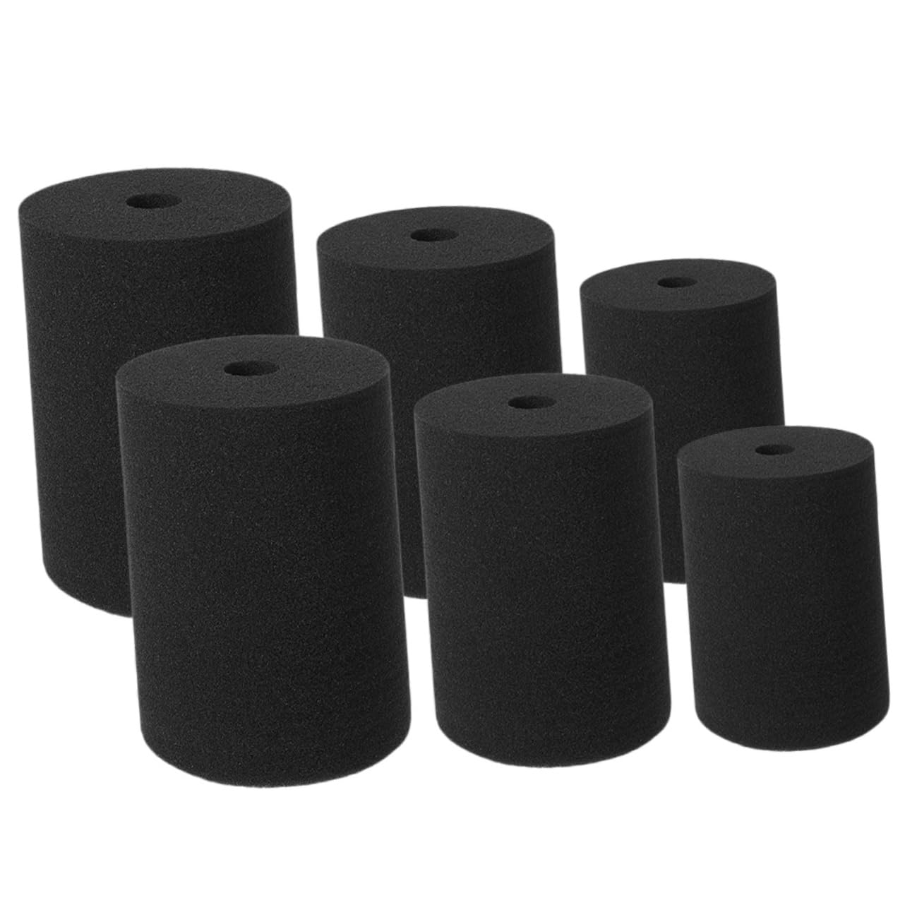 IWOWHERO Smooth Surface Tumbler Turner Sponges 6 Pack of Round Sponges Non-Scratch for Cup Turner DIY Supplies