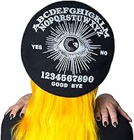 Vista 2 de kreepsville 666 Gorro Ouija Planchette Negro Boina, Negro