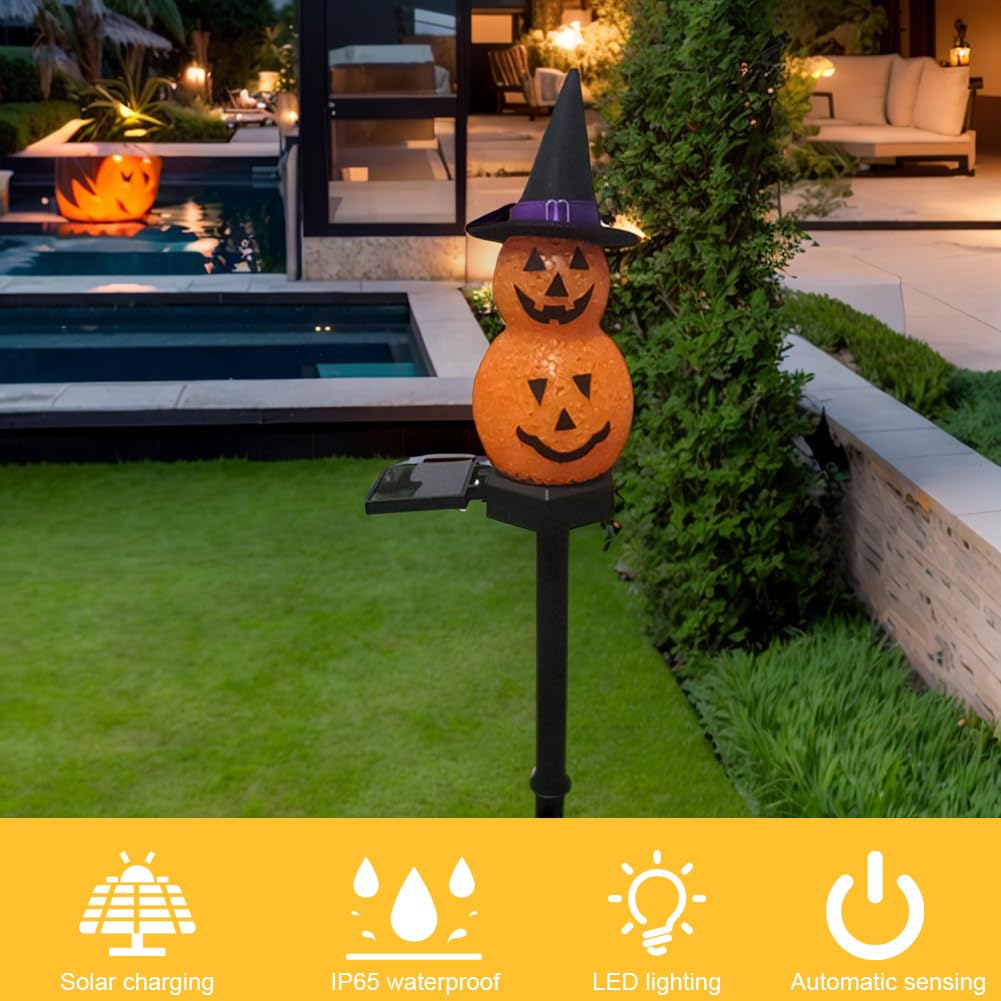 Amazon.co.jp : GETBSTOOP ハロウィンデコレーション 屋外ソーラーパス