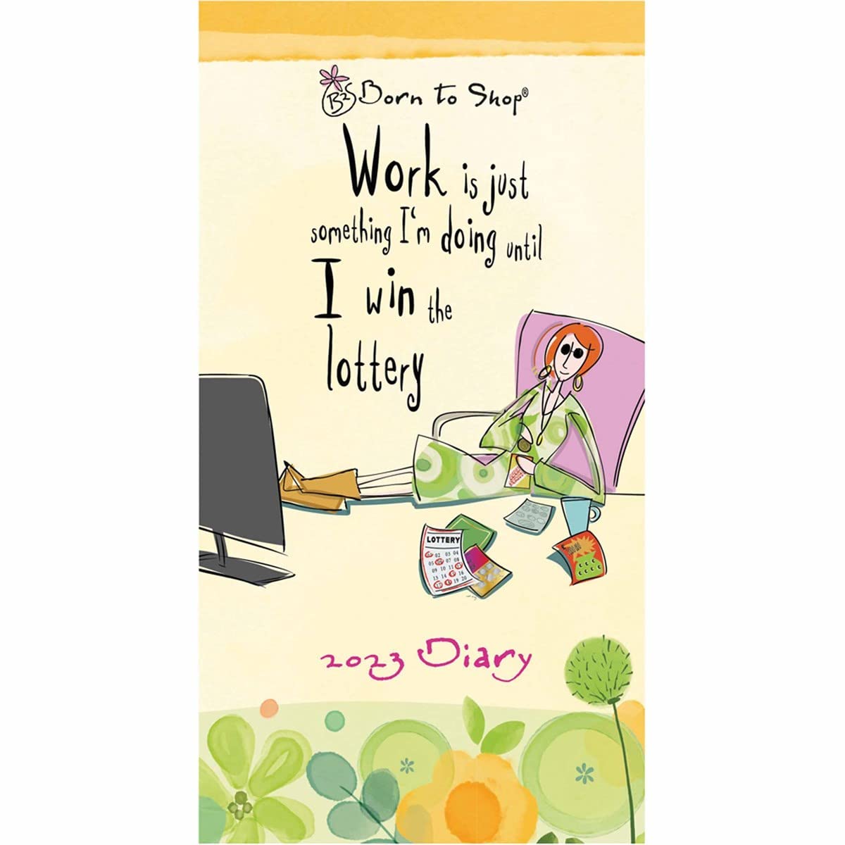 Born to Shop Slim Deluxe Diary 2023