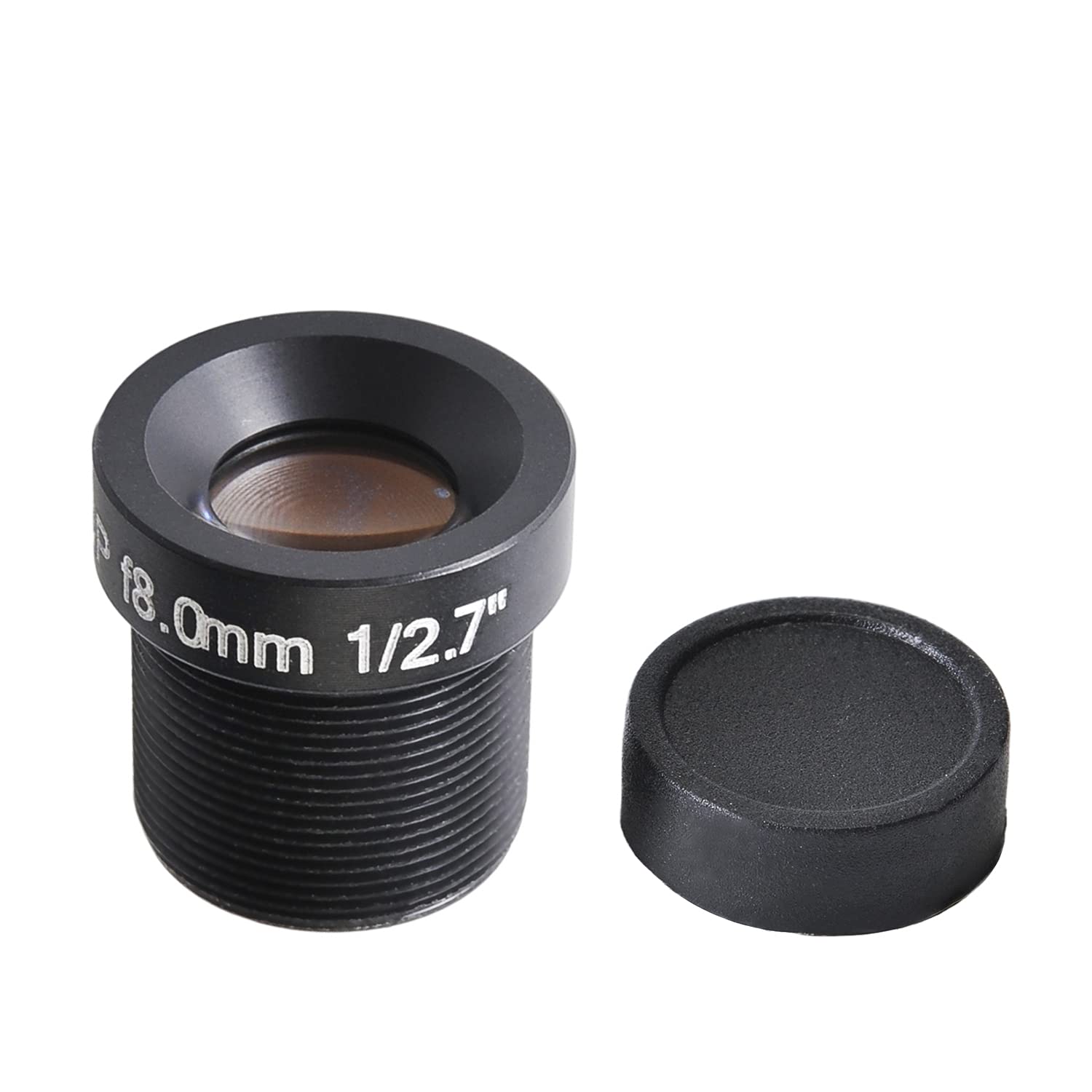 Fielect 8mm CCTV Camera Lens 1080P Pixels 1/3" Security Camera Len for CCTV IP Camera Panoramic M12,1Pcs