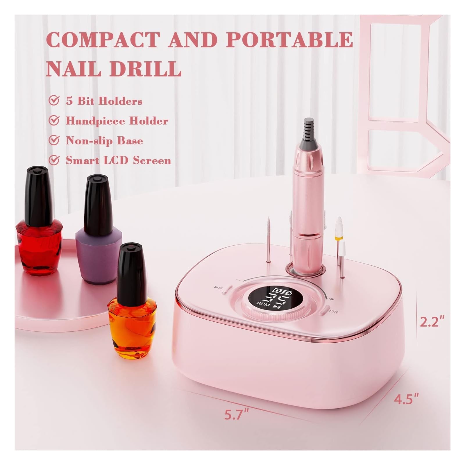 Amazon.co.jp: 電動ネイルマシン キット 35000RPM ネイルドリル