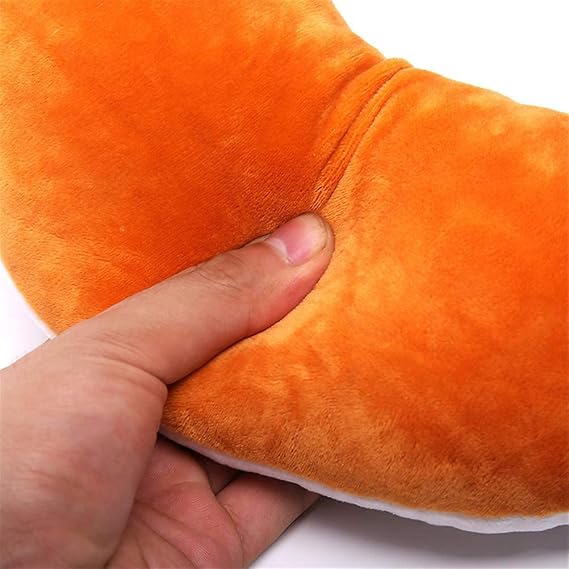 Travel Pillows for Kids Neck Pillow Animal Fox Cartoon Pillow Airplanes for Adult (Brown)