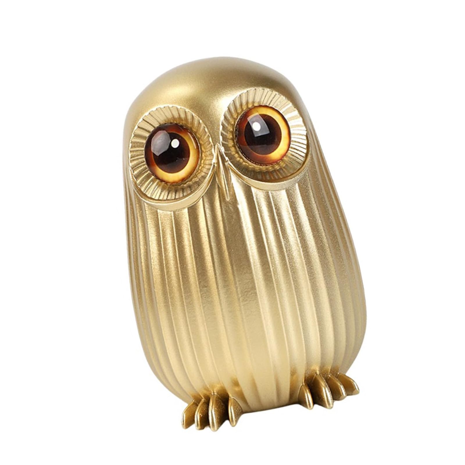 Pyasuye Owl Statue Home Decors Accents Small Animal Sculptures Gifts for Birds Lover Lovely Owl Figurines, Shelf Decors Accent Resins Figurines