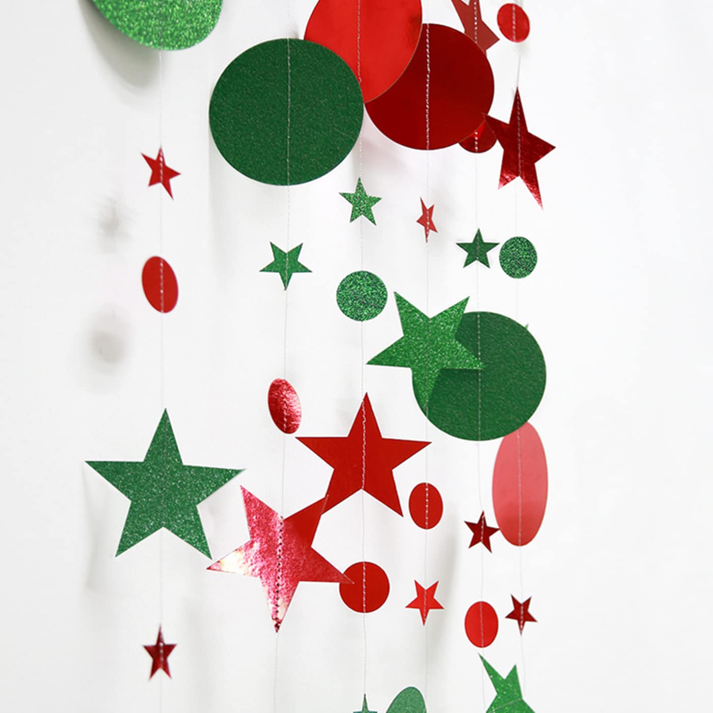 Festone Natalizio 3D Con Alberelli E Ghirlande Glitter: Decora Casa Per Le Feste! - 2