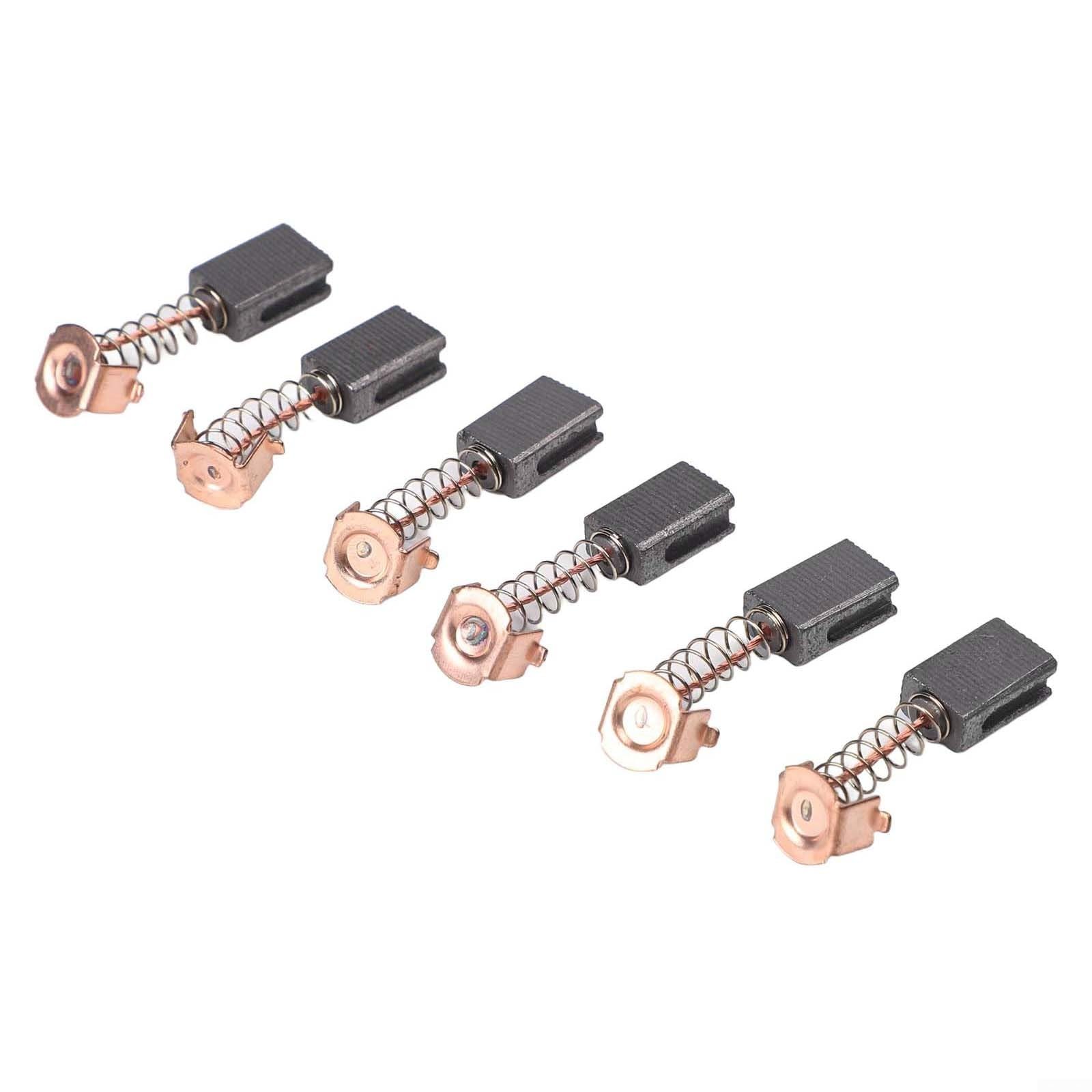 6 spazzole in carbonio 5 x 8 x 12 mm, smerigliatrice angolare G720, parti di ricambio per motori, 3 paia di componenti di ricambio per ripristinare il freno motore