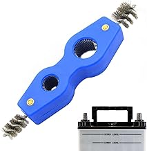 terminal bateria, 4 em 1 terminal bateria carro, Escova para bateria carro, escova limpeza terminal bateria para terminais bateria ferramenta limpeza peças Gonipol