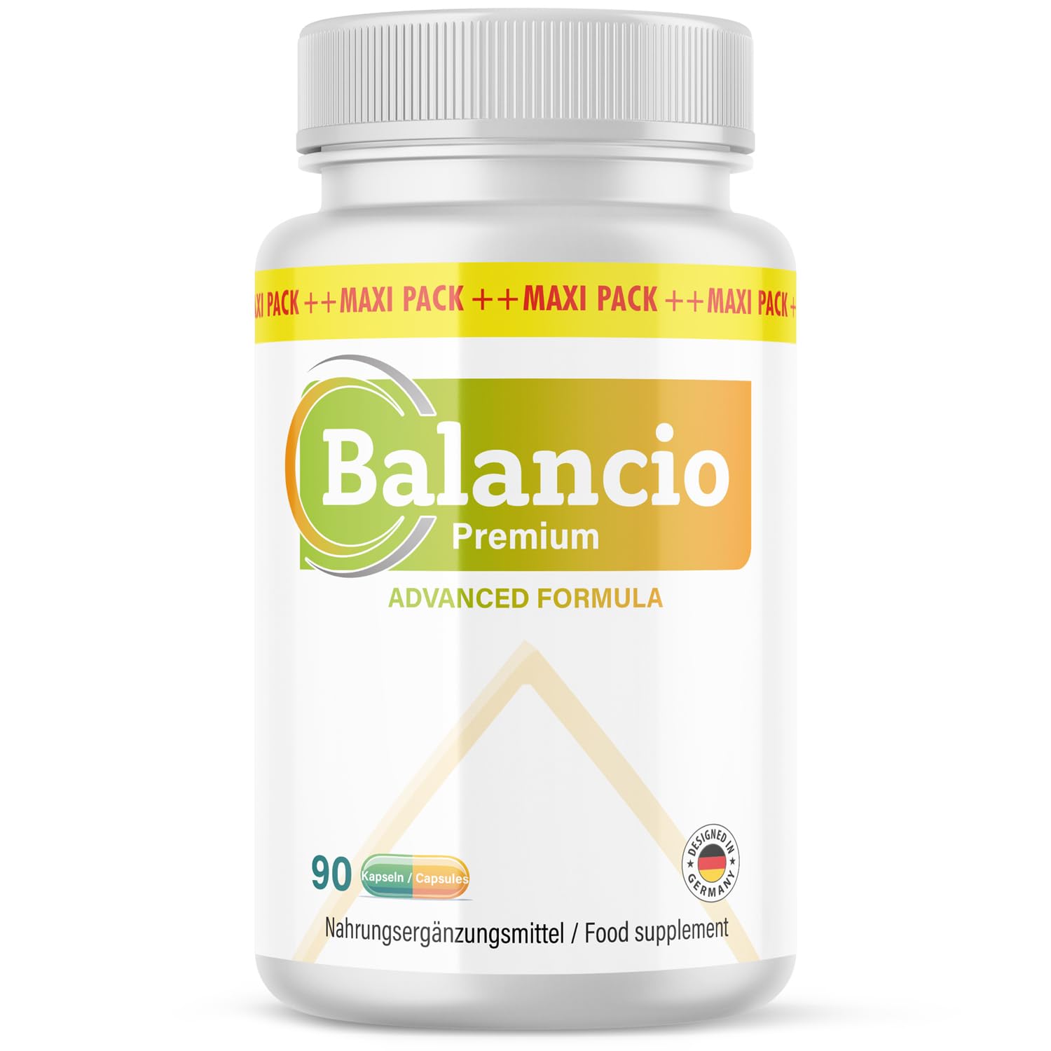 Balancio Premium Cápsulas | Para un estilo de vida saludable | Para hombres y mujeres | 90 cápsulas