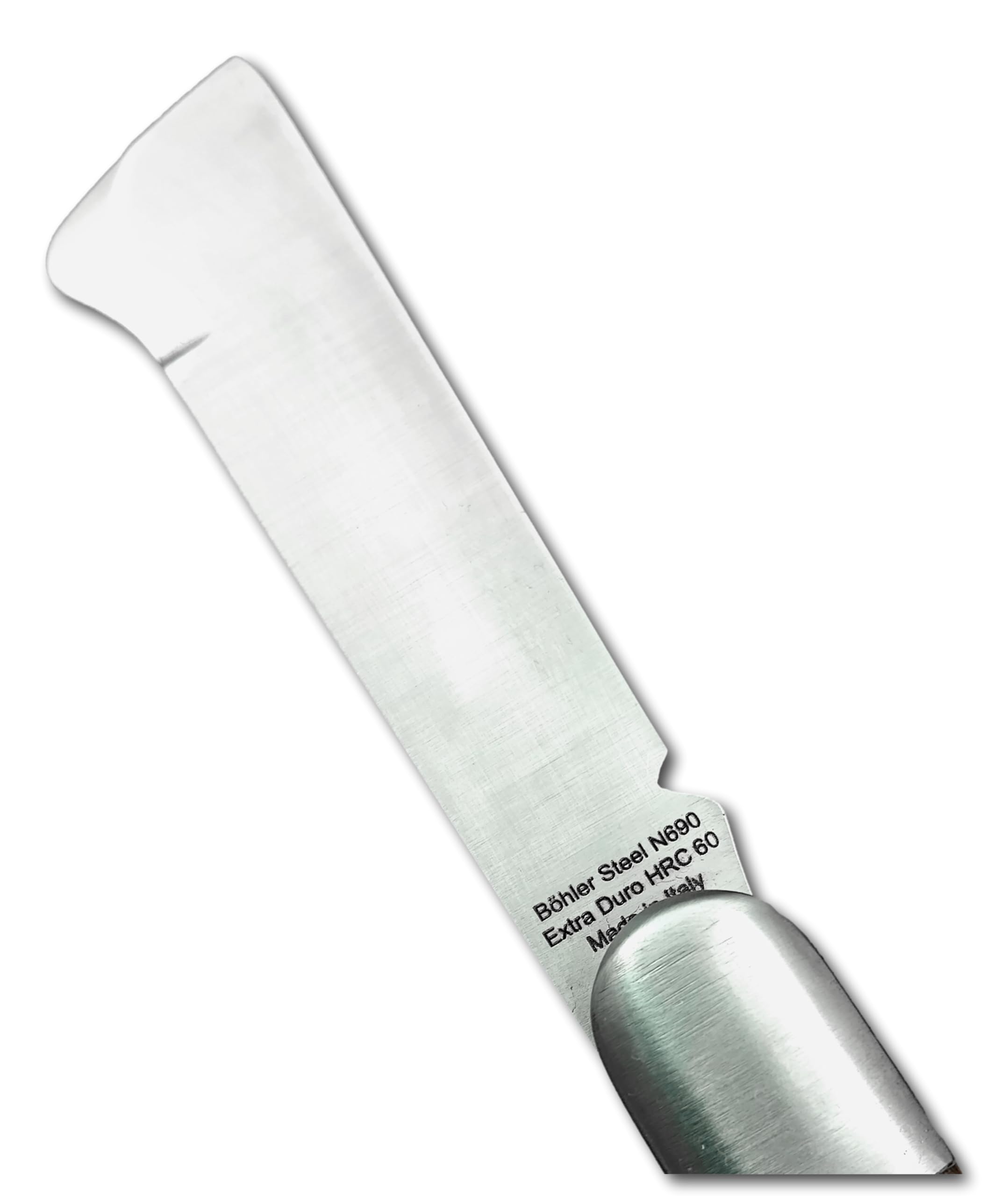 DUE BUOI 203L Coltello da Innesto Professionale Alberi da Frutto e Giardinaggio Manico in Mogano e Lama in Acciaio Inossidabile Böhler N690