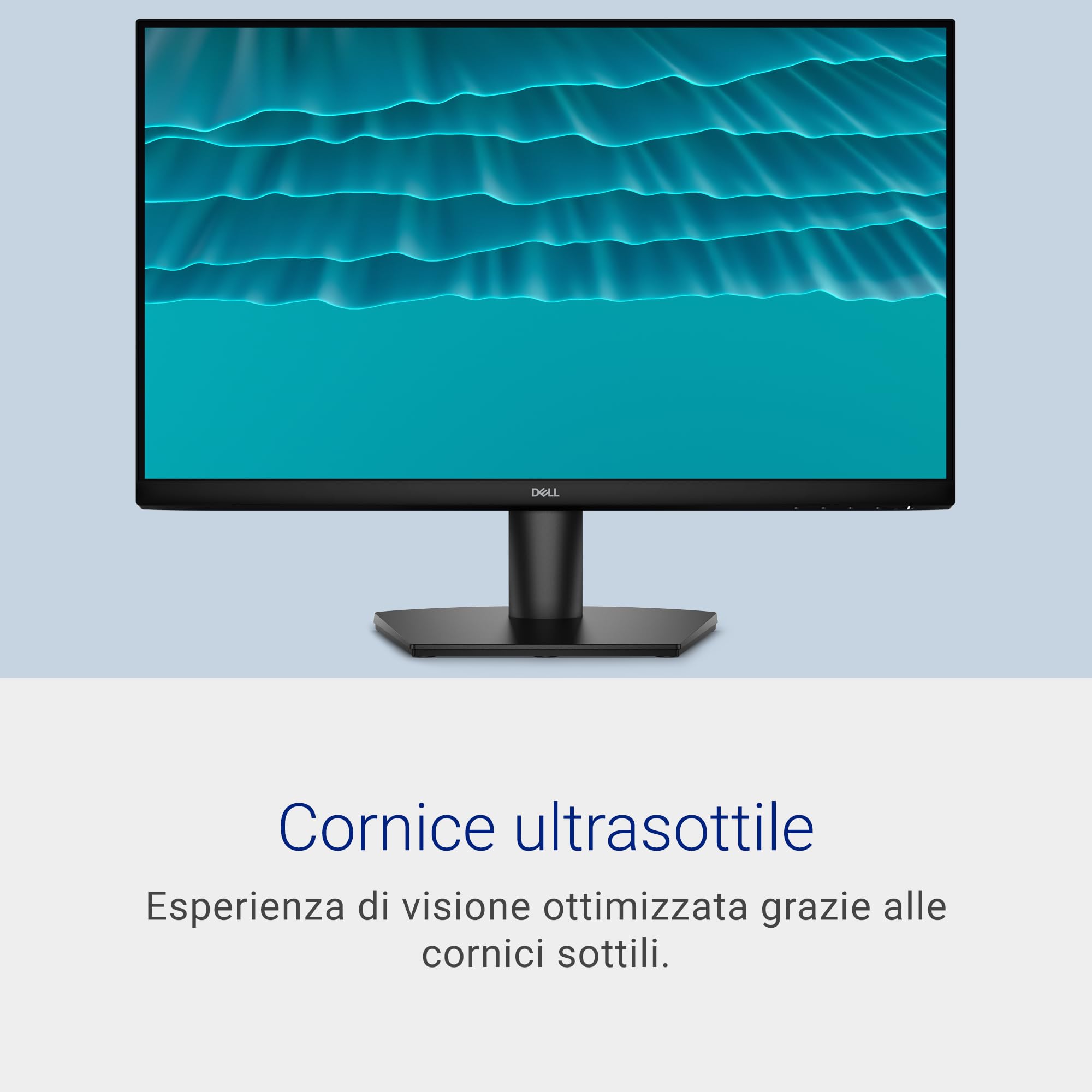 Dell 24 Monitor - SE2426H, Full HD (1920x1080), 144Hz, IPS, 1ms MPRT, AMD FreeSync, VESA (100x100mm), 2 HDMI, 3 Anni di Garanzia, Nero