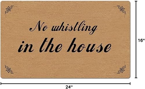 Miniatura 3 de Divertidas alfombras de bienvenida sin silbidos en la casa, regalo para familiares y amigos, decoración de entrada, tapete antideslizante para