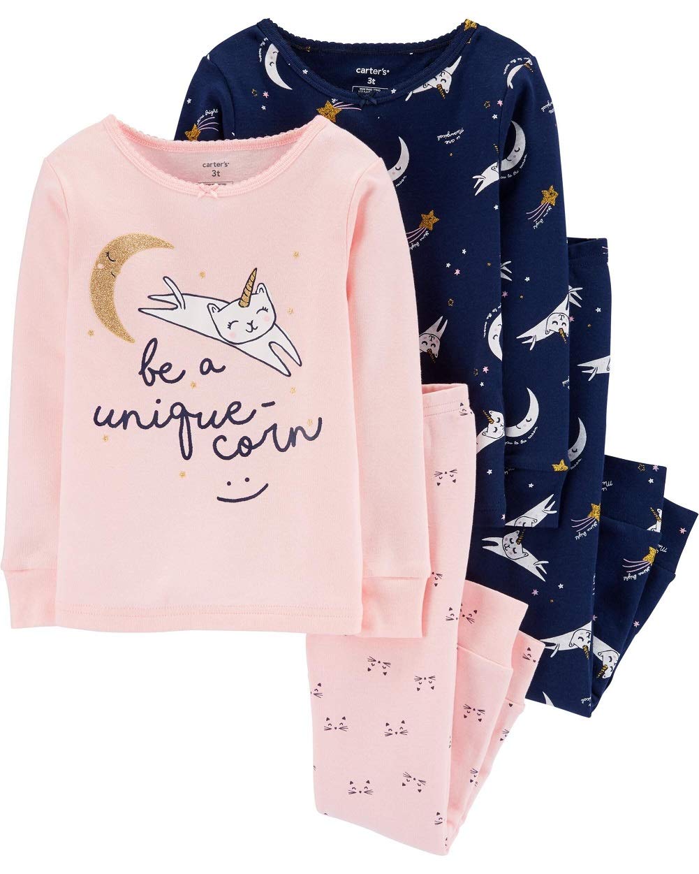 Carter's Girls' 4 Pc Cotton (3T)