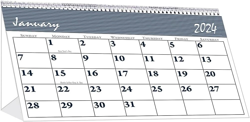 House of Doolittle 2024 Monthly Desktop Tent Calendar, Scenic, 8.5 x 4.5 Inches, January - December (HOD3649-24)