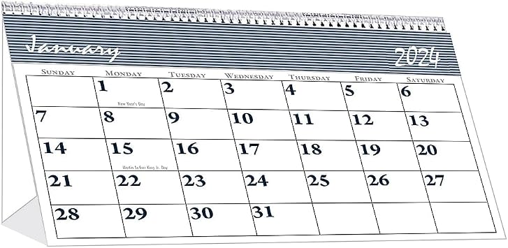 House of Doolittle 2024 Monthly Desktop Tent Calendar, Bar Harbor, 7 x 4.25 Inches, January - December HOD3679-24