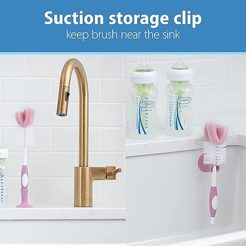 Miniatura 9 de Dr. Brown's Clean Steam - Esterilizador y secador de biberones y chupetes, opciones anticólicos + biberones de 8 onzas, 0.0 ft+ nivel 1, pezón de 4