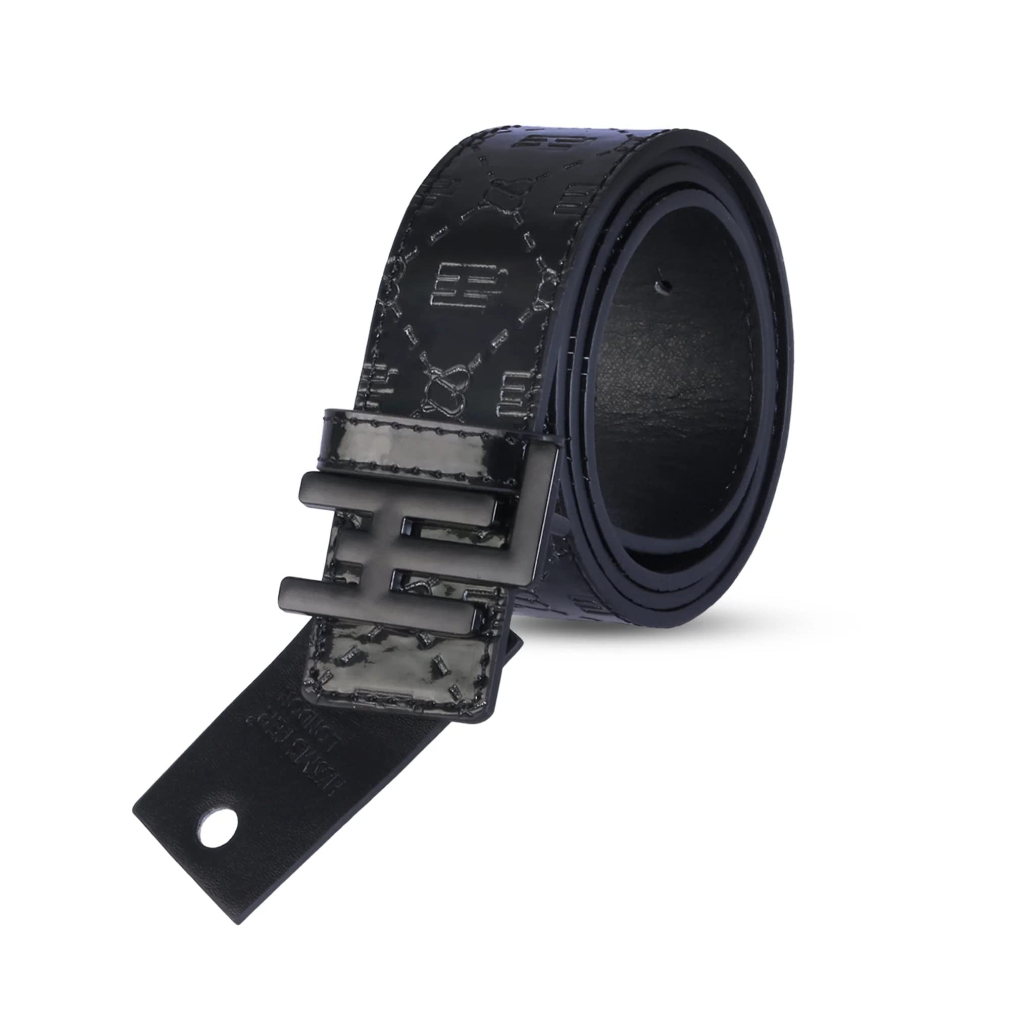 LONDON Raver Black Belt With Black HL Buckle-image-47