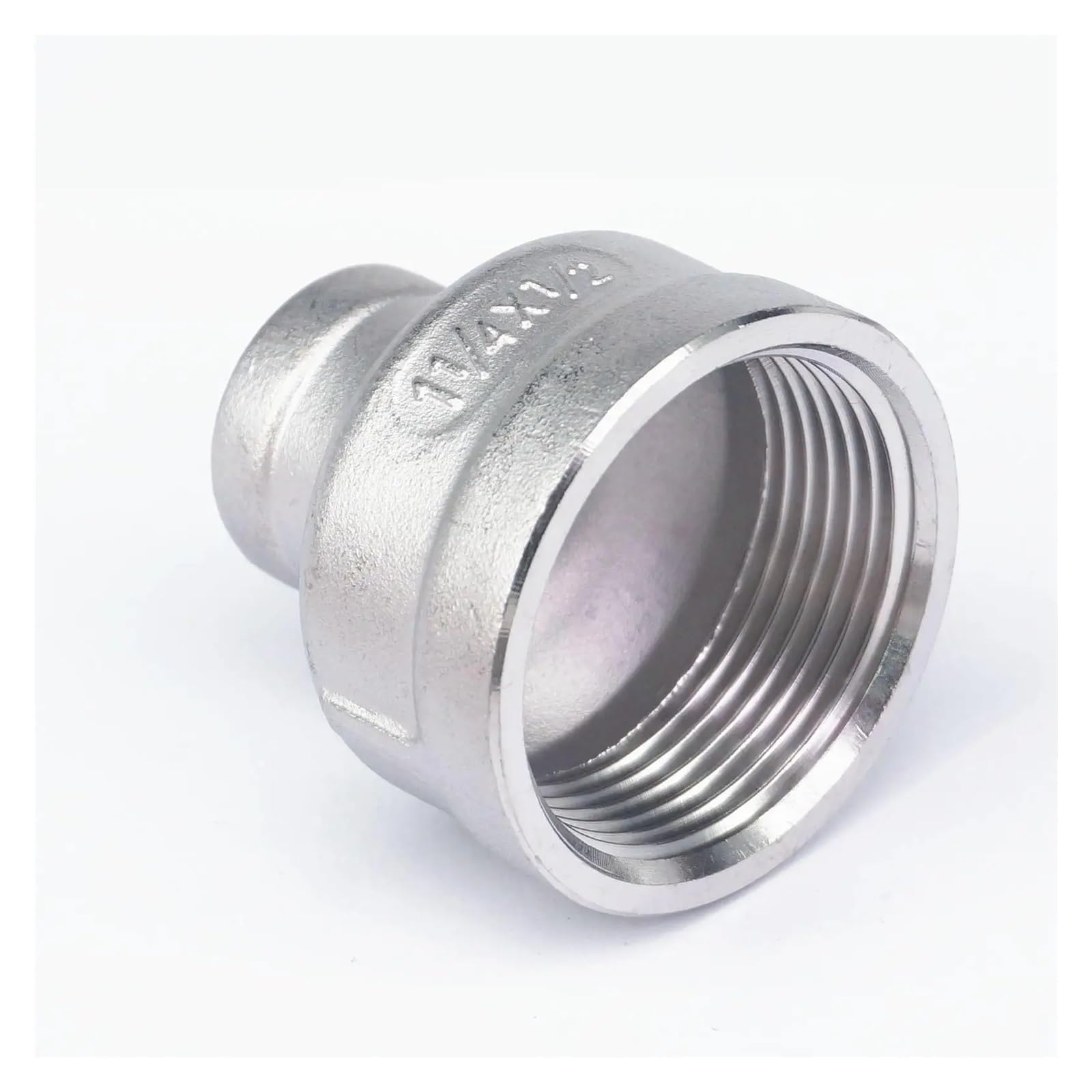 Manchon réducteur taraudé en acier inoxydable 304 supérieure pour fluides industriels