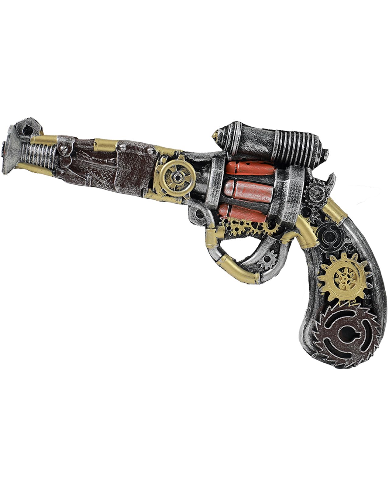 Funidelia Steampunk Gun for man. Costume Accessories for Adults Brown