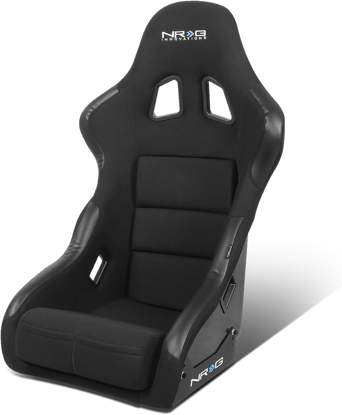 NRG Innovations NRG-FRP-311 Extra Deep Racing Bucket Seat - Medium Black Fiberglass, 24"W x 36"H x 19"D, 27 lbs