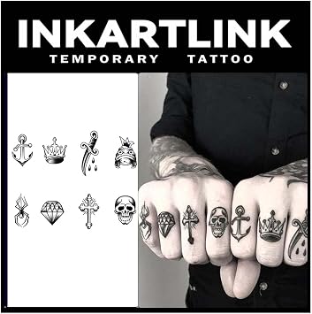INKARTLINK Jagua Tattoo Stickers 2 Weeks Waterproof Temporary Tattoo Arm Wrist Collarbone Men Women