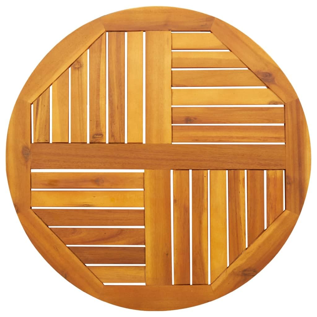 vidaXL Table Top, Dining Table Top for Home Restaurant, Replacement Board for Side Table, Wooden Furniture Top, Round Solid Wood Acacia