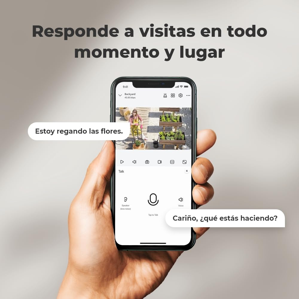 Reolink 3MP 360° PTZ Camara Vigilancia WiFi Exterior, Detección Inteligente | Audio bidireccional, 355° Pan & 140° Tilt, Persona/Vehículo, Sirena, Wi-Fi 2.4GHz, Panel Solar Incluido