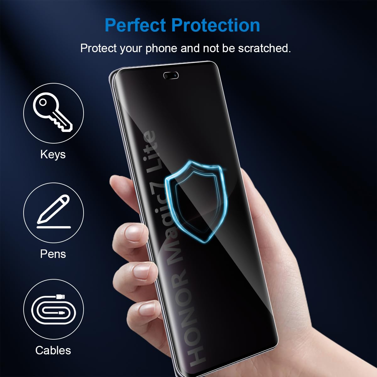 Pellicola Protettiva In Idrogel Per Honor Magic 7 Lite (6.78'') – 2 Pezzi, HD Trasparente, Morbida TPU, Anti Graffio, Compatibile Con Custodie