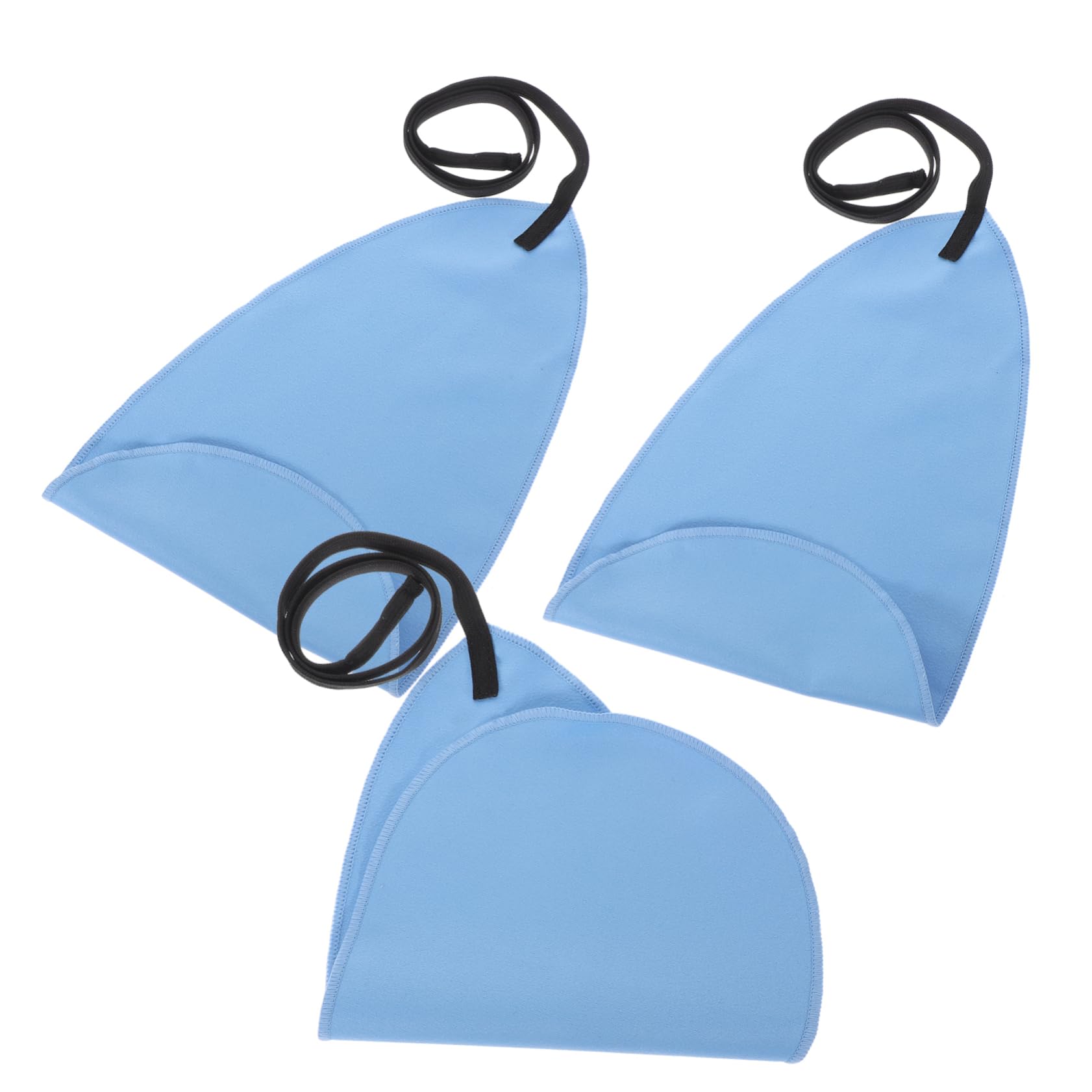 Yardwe 3Pcs Cleaning Cloth for Clarinet Saxophone Flute Durable Absorbent Reusable Music Instrument Care Tool Lightweight Portable Cleaning