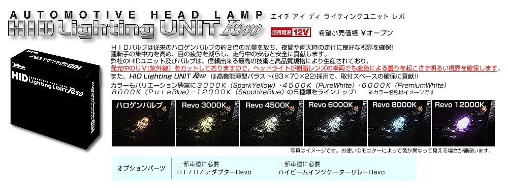 Amazon | Bullcon(ブルコン) Super HID Lighting UNIT Revo HB3タイプ