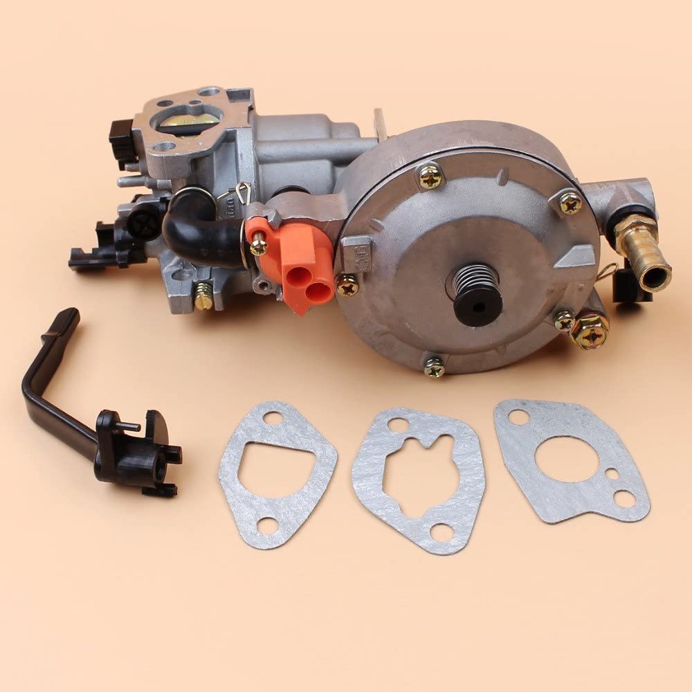 Carburadores GENERADOR GENSET para GX160 168F EC2500 para C/CL/CX Series Gasolina/LPG/CNG Kit DE CONVERSIÓN DE CARBURADOR DE Combustible Dual Conjunto Carburador
