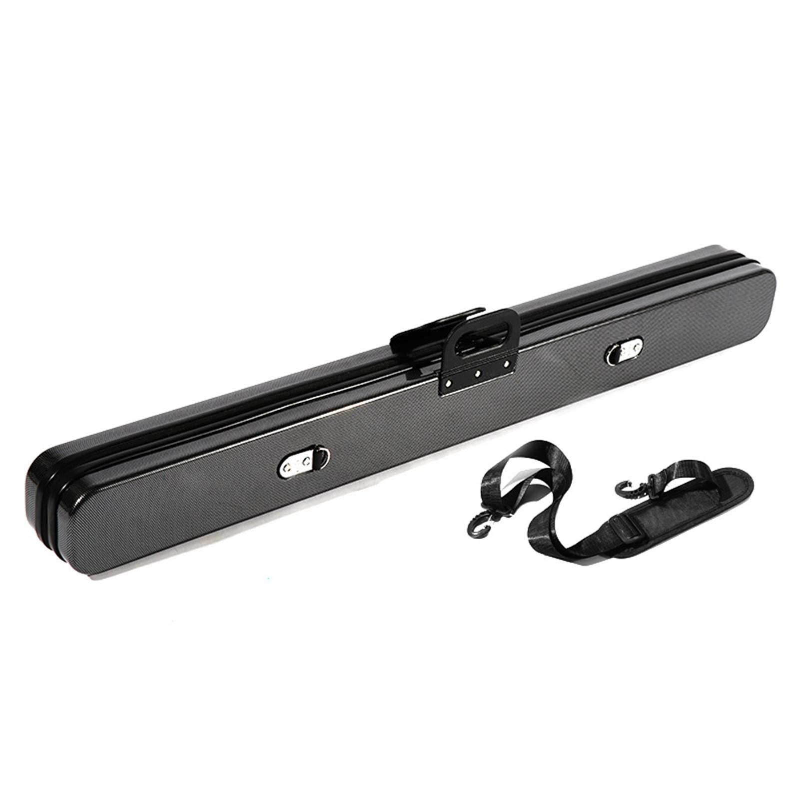 Custodia per stecche da biliardo, 122 cm, leggera, per stecche da biliardo, perfetta per giocatori e tornei, protegge per 4 stecche