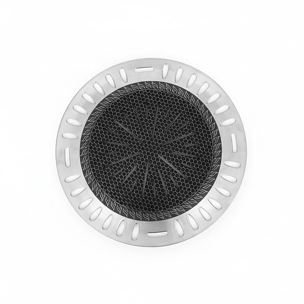 Charcoal Grill Japanese Korean Style Commercial Hammered Barbecue Stove Round Carbon Grill BBQ Rack-image-25