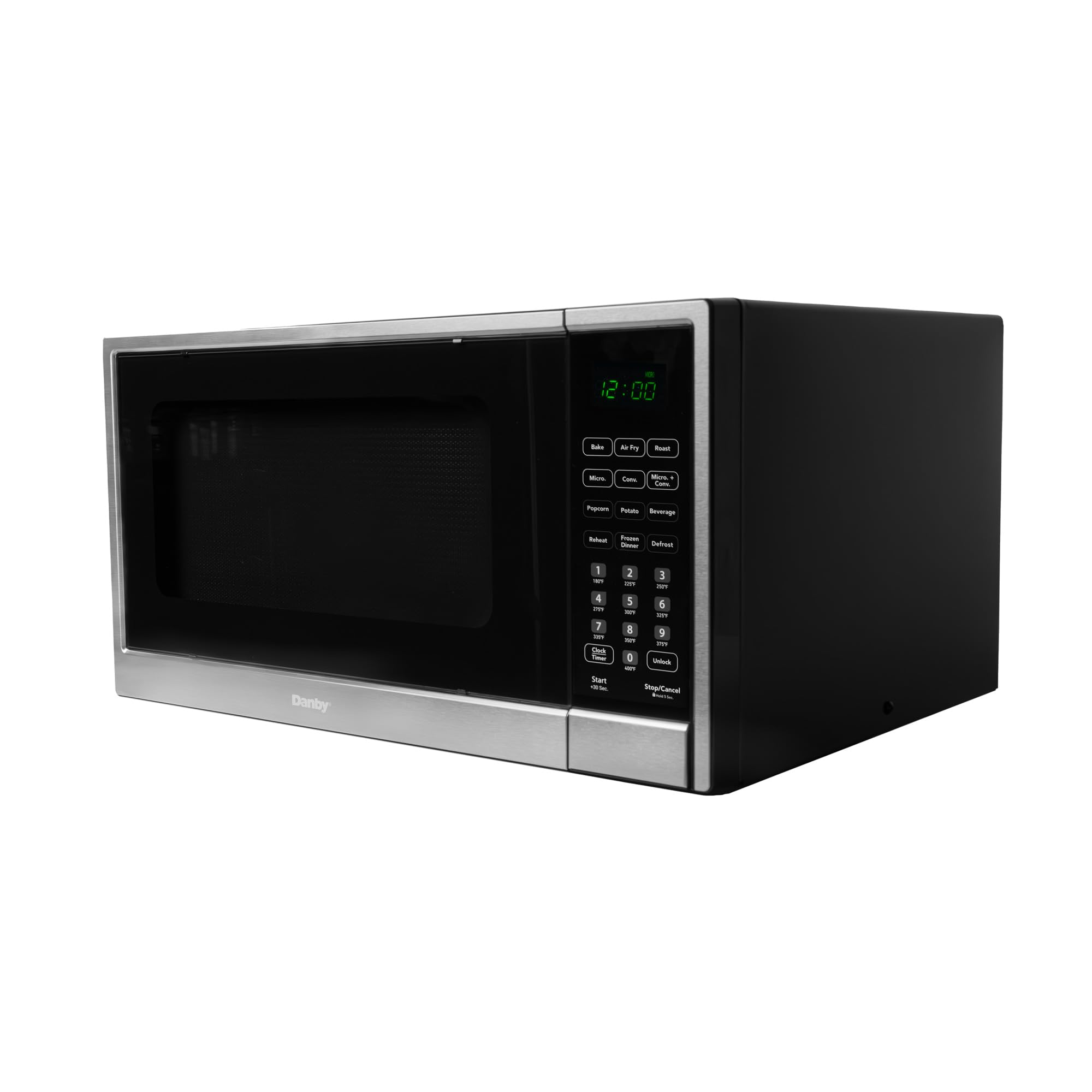 Danby 1.3 cu. ft. Multifunction Countertop Air Fry in Stainless Steel (DBMW1361ABSS) Microwave Oven