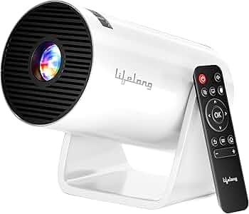 Lifelong Electronics Lightbeam Smart Projector | Android, 1080P& 4K Ultra Support, 3000 Lumens, 720p Native | for Room & Outdoors | All OTT Apps | WiFi/BT, Mirroring, USB, HDMI, 180°, Speakers : Amazon.in: Electronics