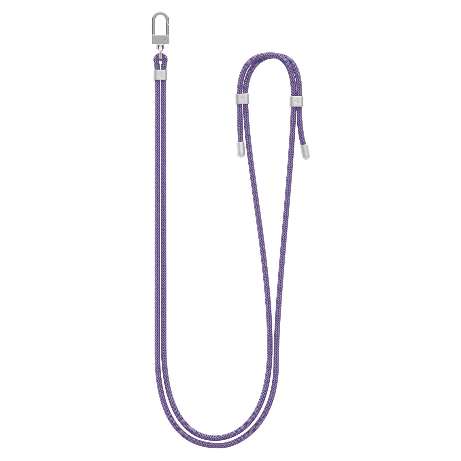 Spigen Cross Body Strap v2 Boyun Askı İpi ConTag Tutucu Aparat/IP Soketli Kılıflar ile Uyumlu Deep Purple - AFA08366