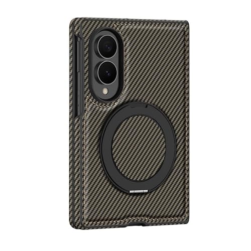 CYBERGARAGE�EFor �݊��iGalaxy Z Fold8 �P�[�X �J�o�[ �܂肽���݌^ �J�[�{���� PU���U�[ Qi�[�d ���C�����X�[�d �Ή� �ی�P�[�X ��̌^�����O�t��(�R�[�q�[) [���s�A���i]
