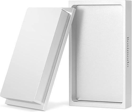 Miniatura 31 de [1X1] Molde de preprensa sólido 6061 Molde de preprensa de aluminio para prensado de flores (blanco plateado 1 x 1)