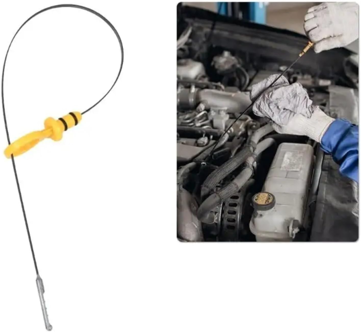 Engine Oil Measuring Rod Car Engine Automatic Transmission Level Oil Dipstick Measure Tool Automobile Replacement Accessories 55574244