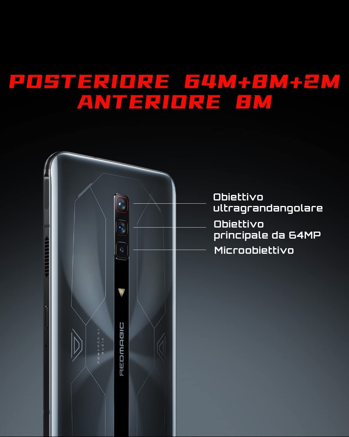 ZTE Nubia RedMagic 6s Pro - 256 Go - Snapdragon 888+ 5G - Débloqué - 95% Neuf